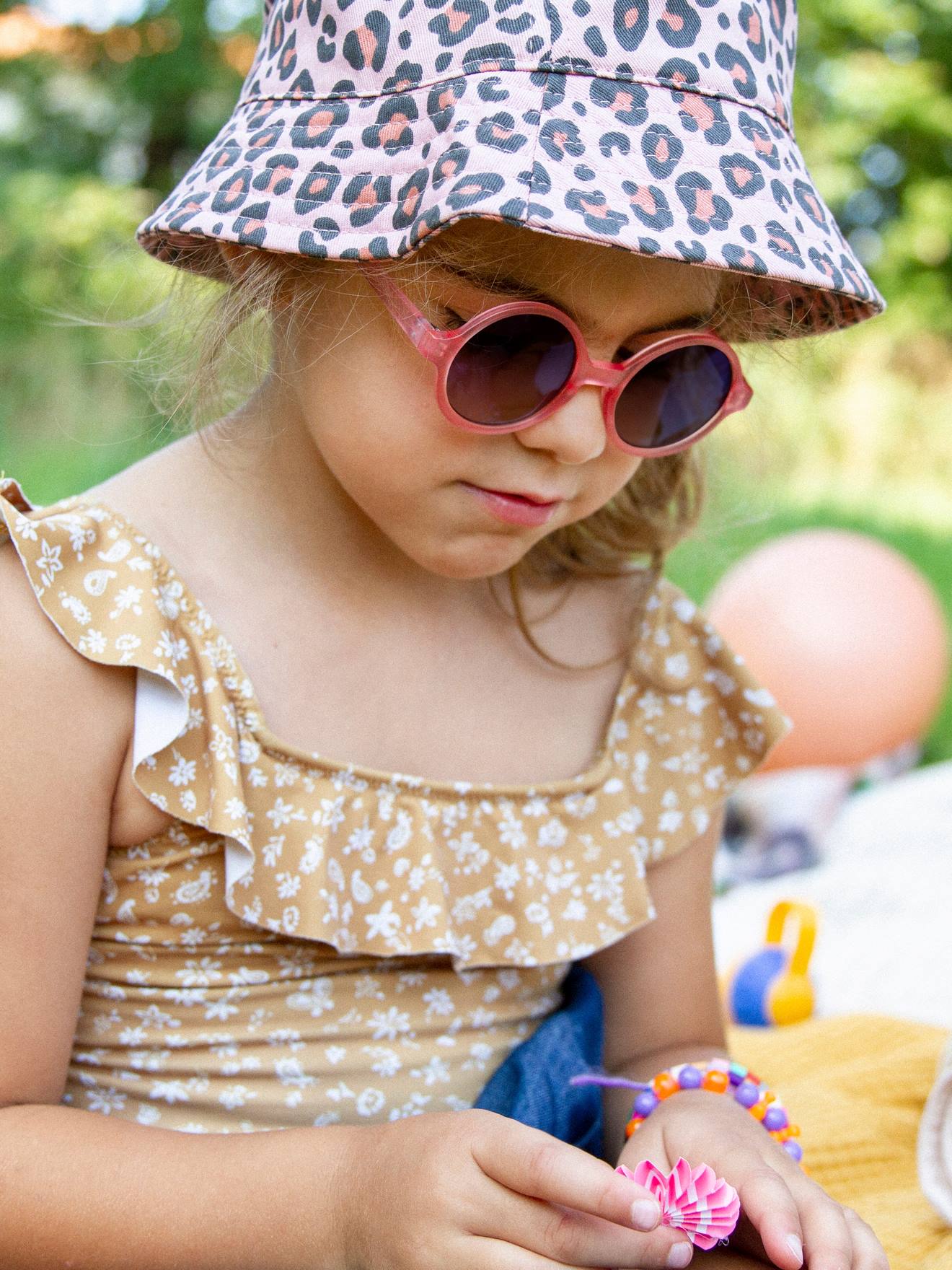 Lunettes de soleil enfant Woam by KI ET LA brun