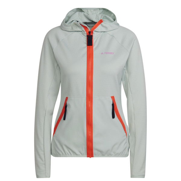 ADIDAS TERREX LITE FLOOCE HOODED FLEECEJACKE Damen - Fleecejacke