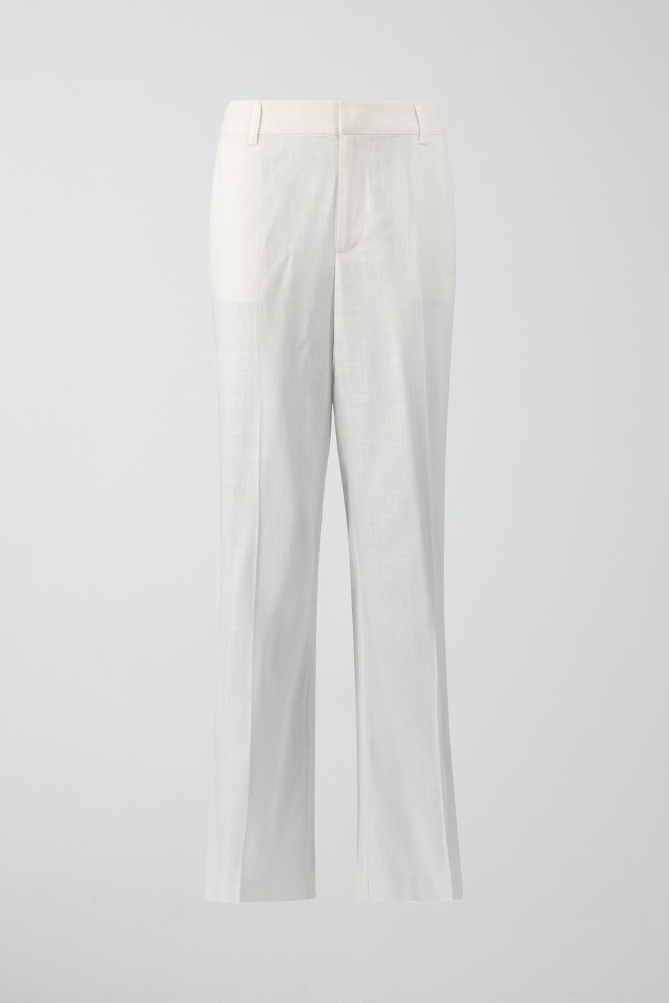 Linen blend trousers