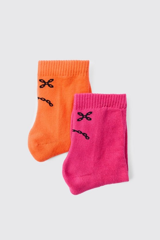 2er-Pack Socken mit Print