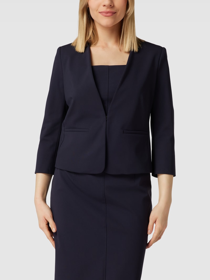 Blazer mit Hakenverschluss in marineblau