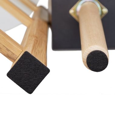 relaxdays Möbelfuß Selbstklebende Filzgleiter 180er Pack, Schwarz