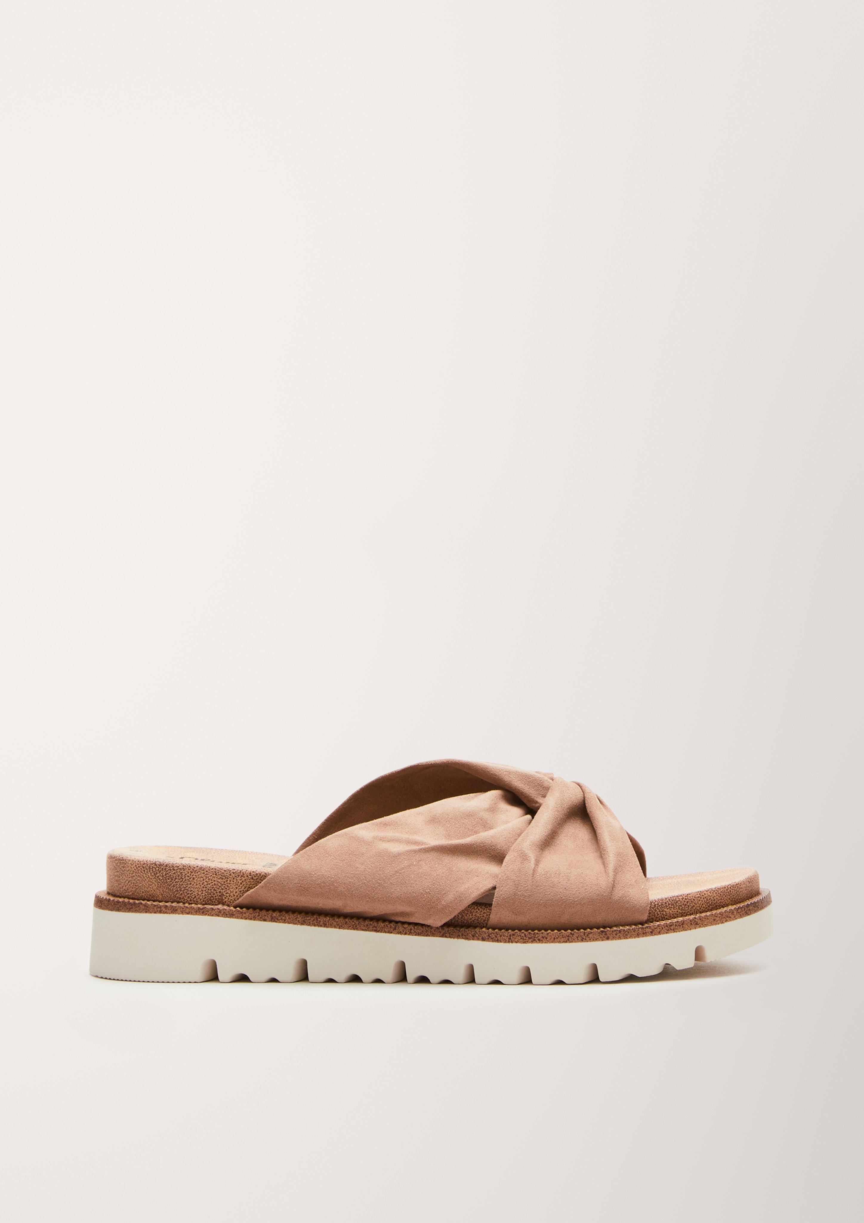 Pantoletten in Leder-Optik  6005337-341