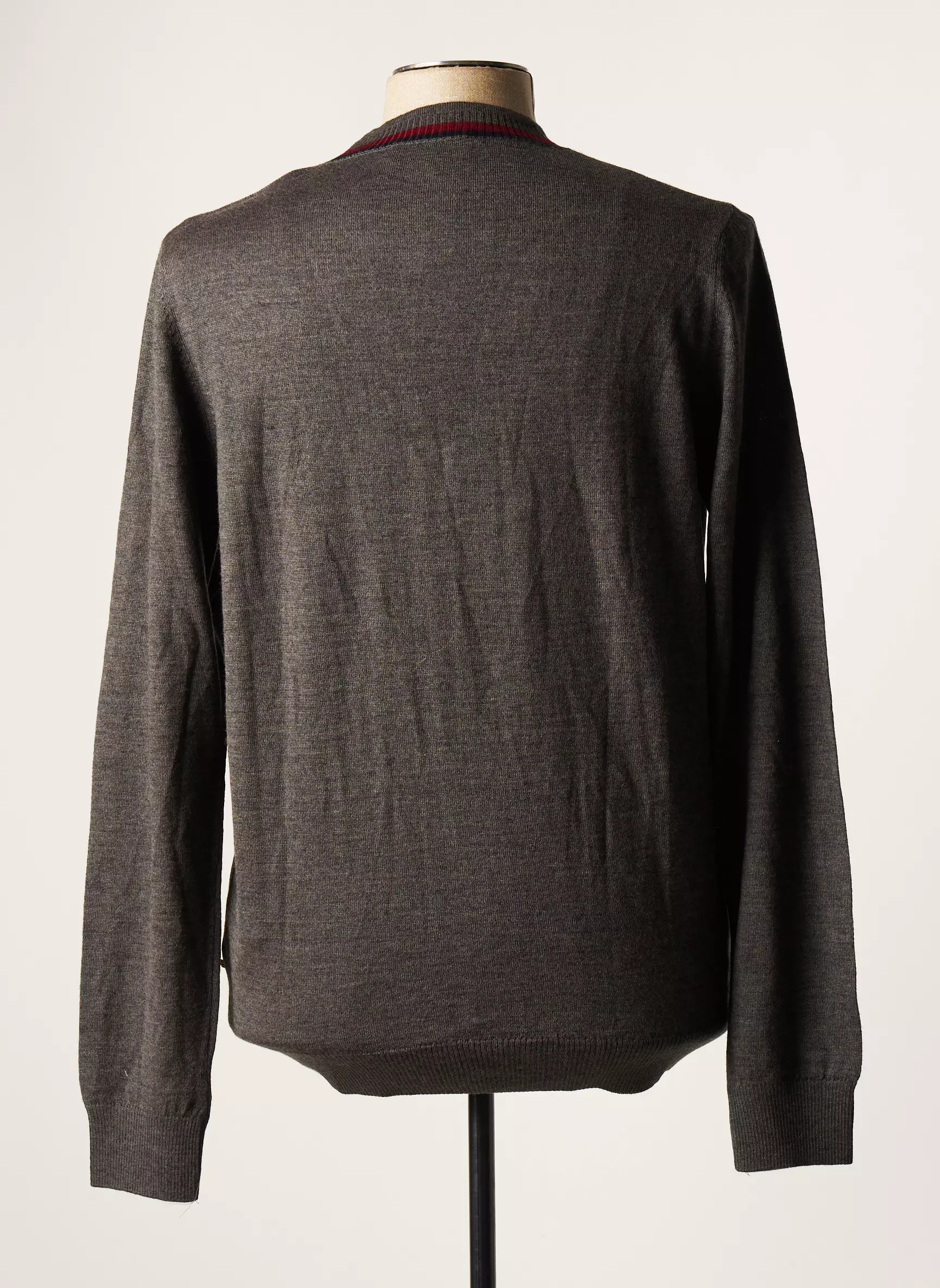 L Impeccable Marcel Cardigans Homme couleur gris