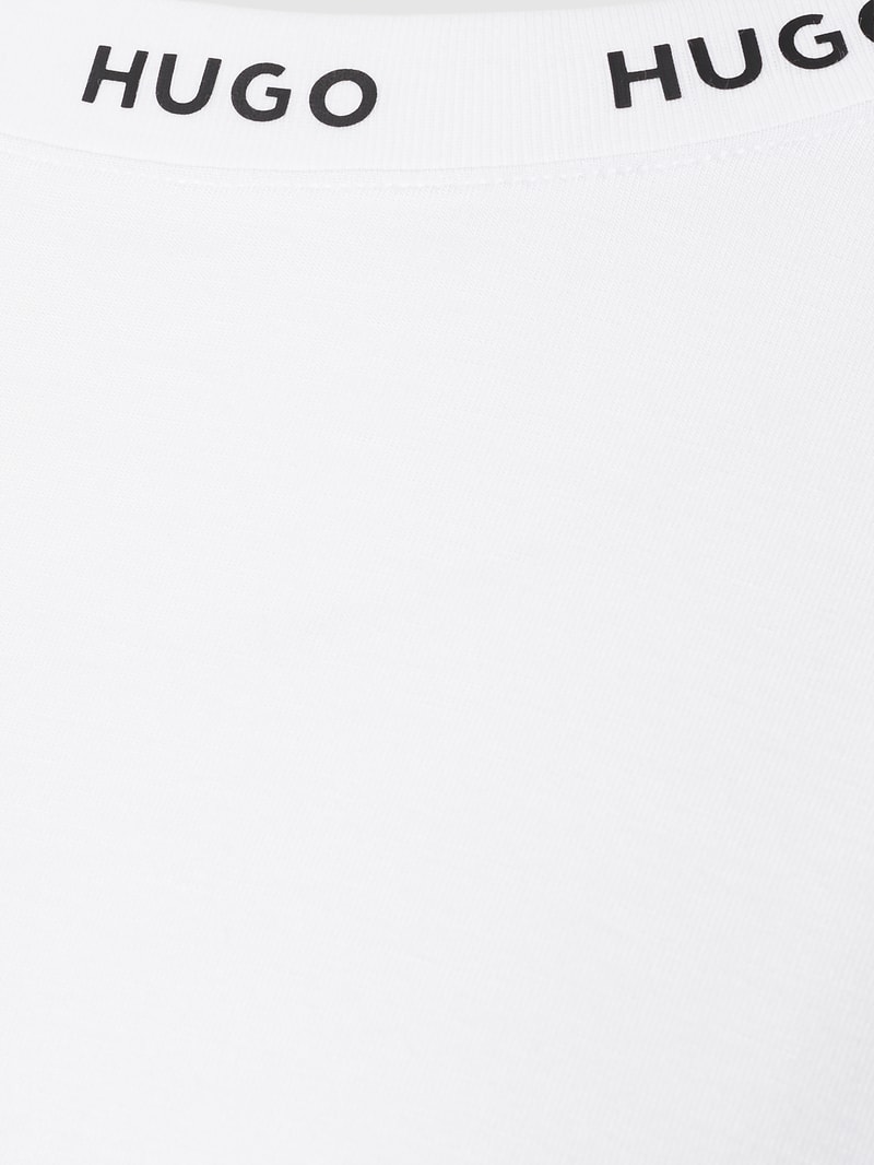 Pyjama-Oberteil mit Label-Detail Modell 'UNITE' in weiß