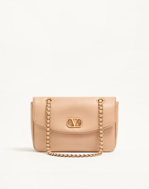 Bolsa Valentino Garavani Djuna com corrente média em couro napa