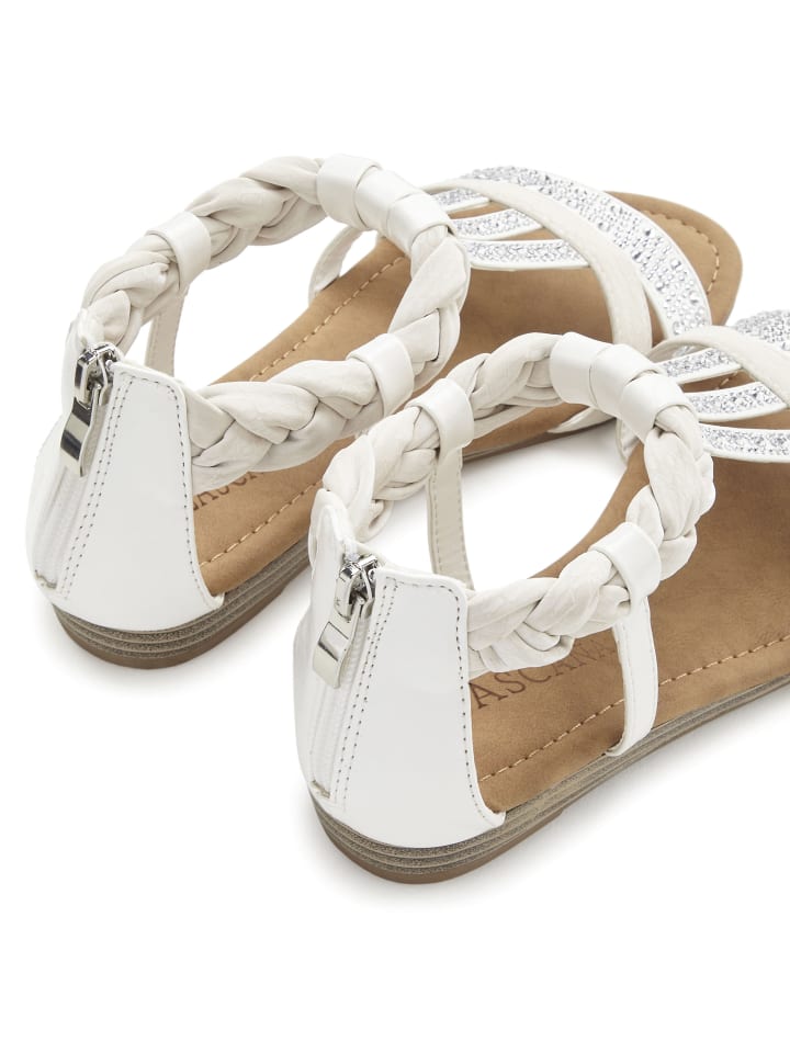 LASCANA Sandale in offwhite günstig kaufen