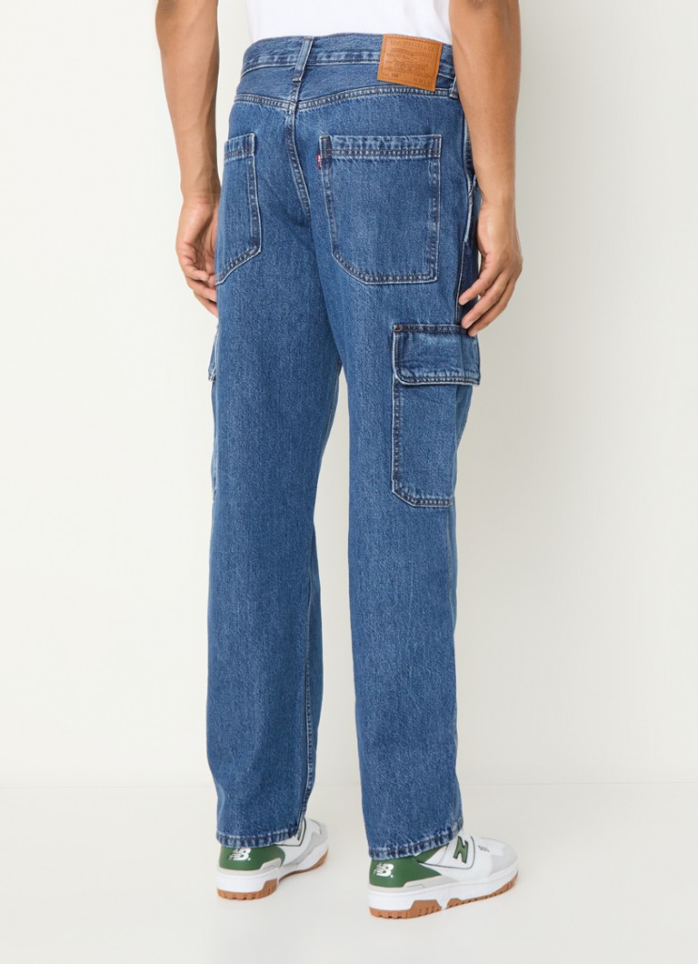 Jeansy Levi's 568 z szerokimi nogawkami, ciemne spranie