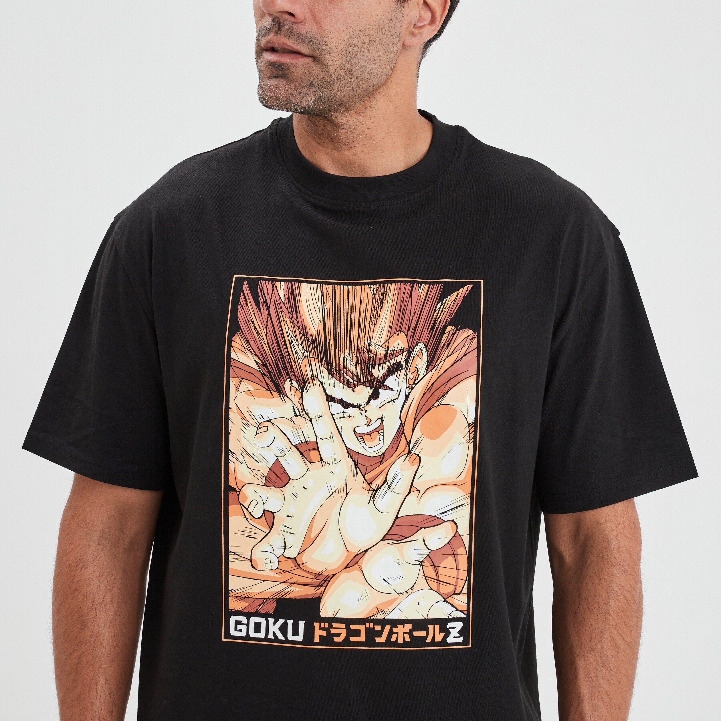 T-shirt manches courtes Dragon Ball Z noir homme | La Halle