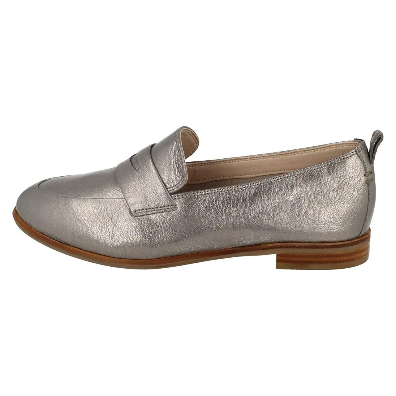 CLARKS Klassische Slipper grau