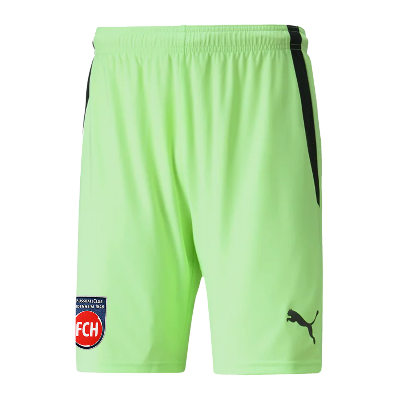 PUMA 1. FC Heidenheim TW-Short 2023/2024 Kids Neongrün F20