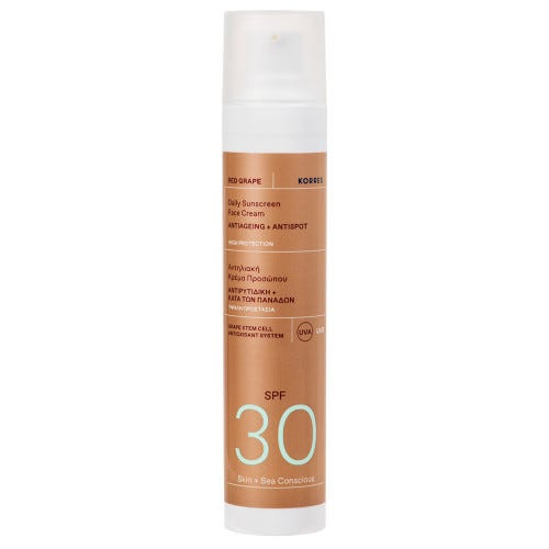 Korres Red Grape Sonnencreme fürs Gesicht SPF30 Anti-Aging + Anti-Dark-Spot 50 ml
