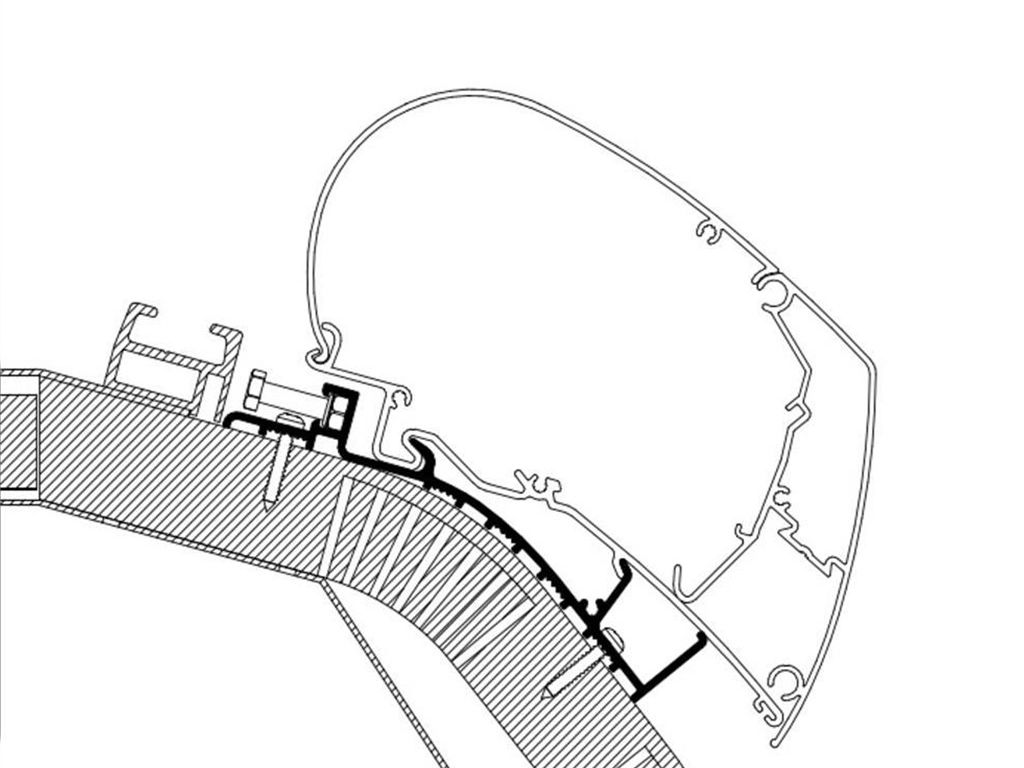 Thule Carthago ab 2014 Serie 6 450 Markisenadapter
