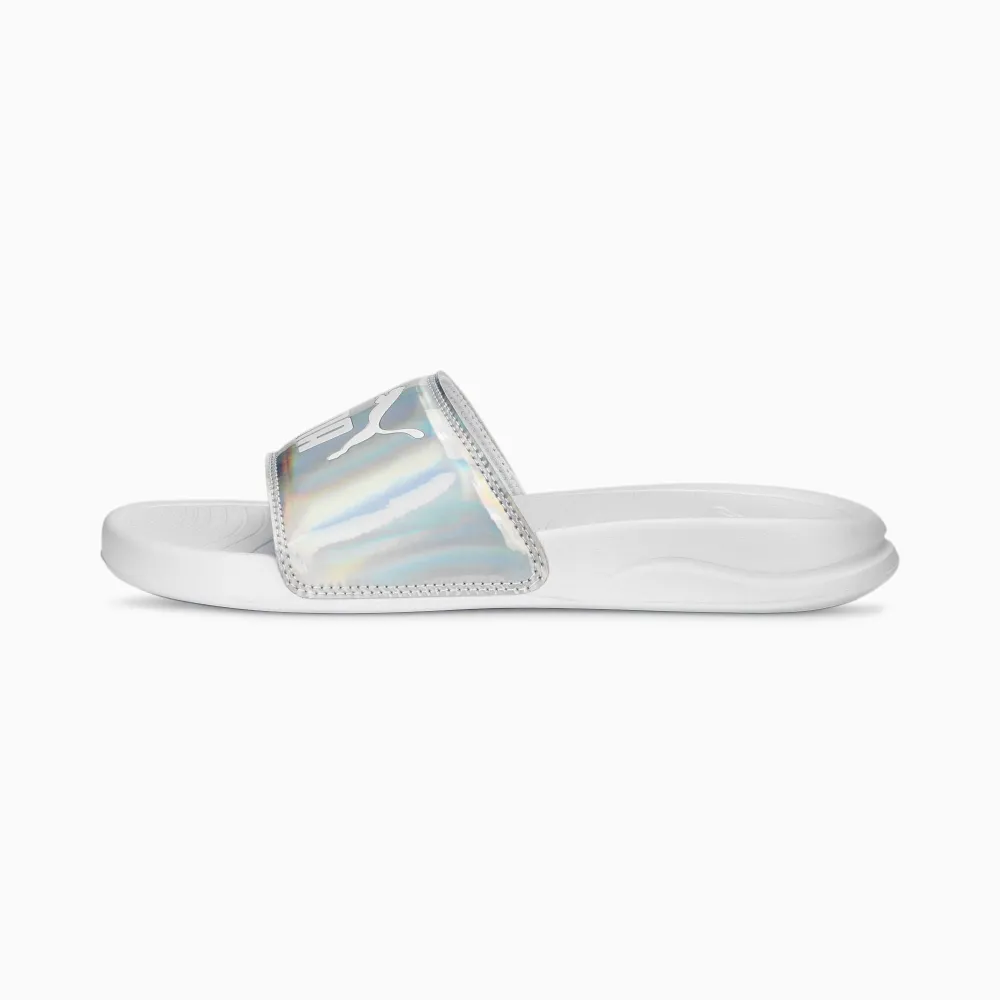 PUMA Popcat 20 Iridescent Slides 391014_01 / weiss
