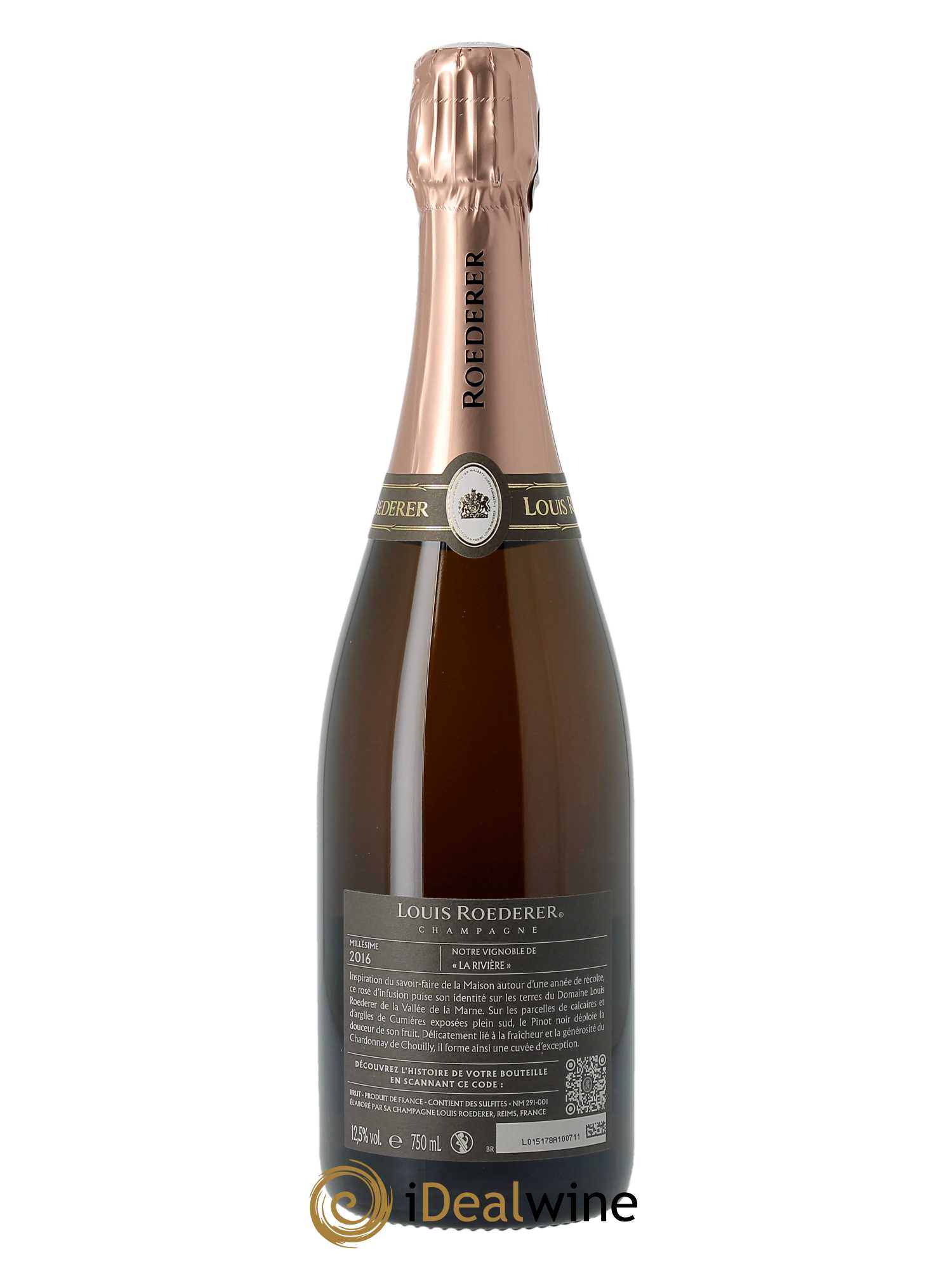 Rosé Louis Roederer  2016 - Lot de 1 Bouteille