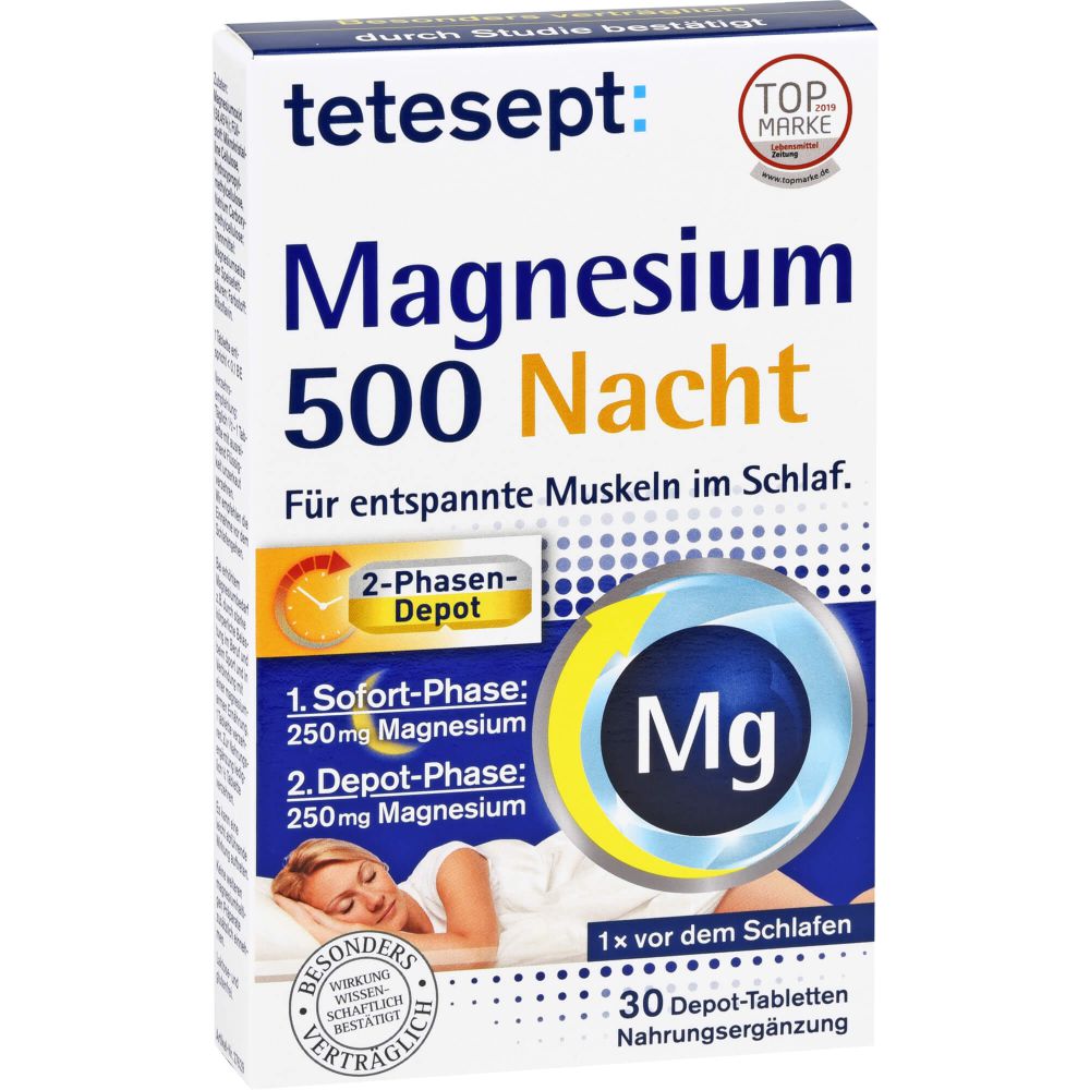 Magnesium 500 Nacht Tabletten