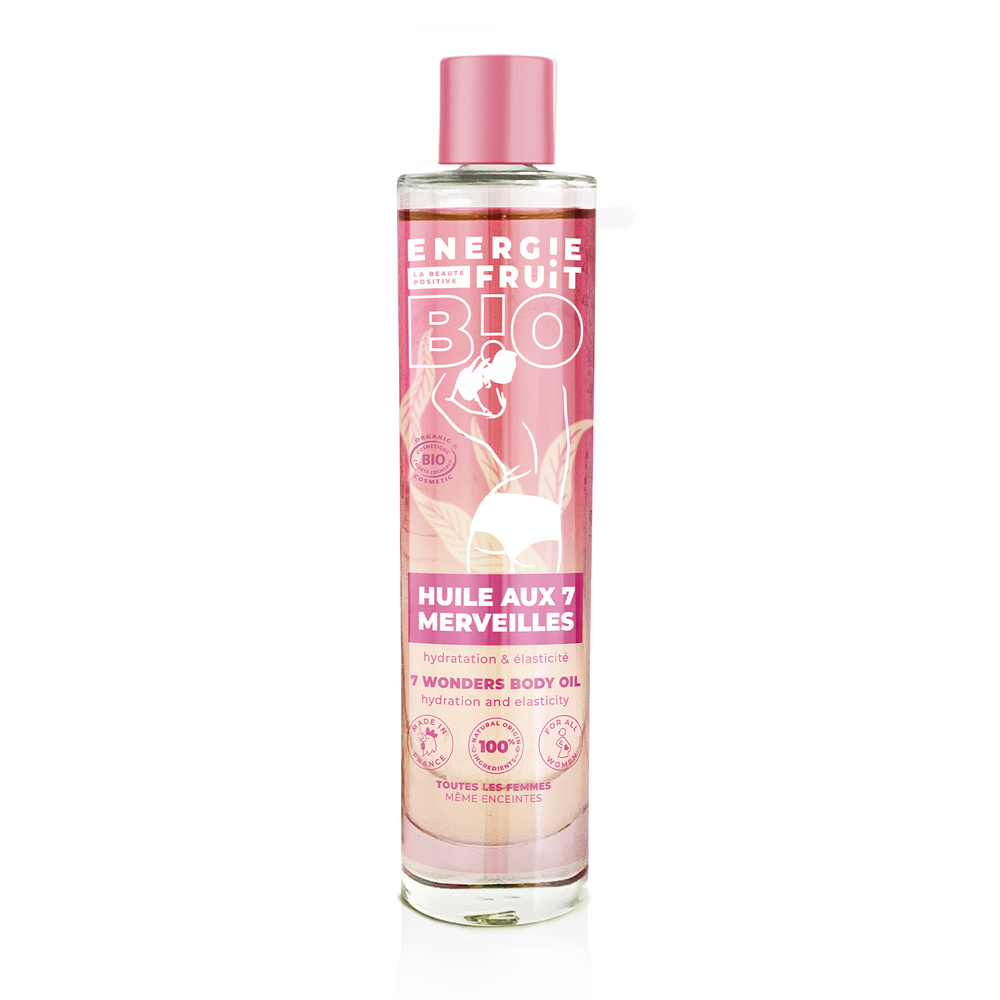 energie fruit HUILE 7 MERVEILLES | TOUT TYPE DE PEAU Huile sèche certifiée BIO