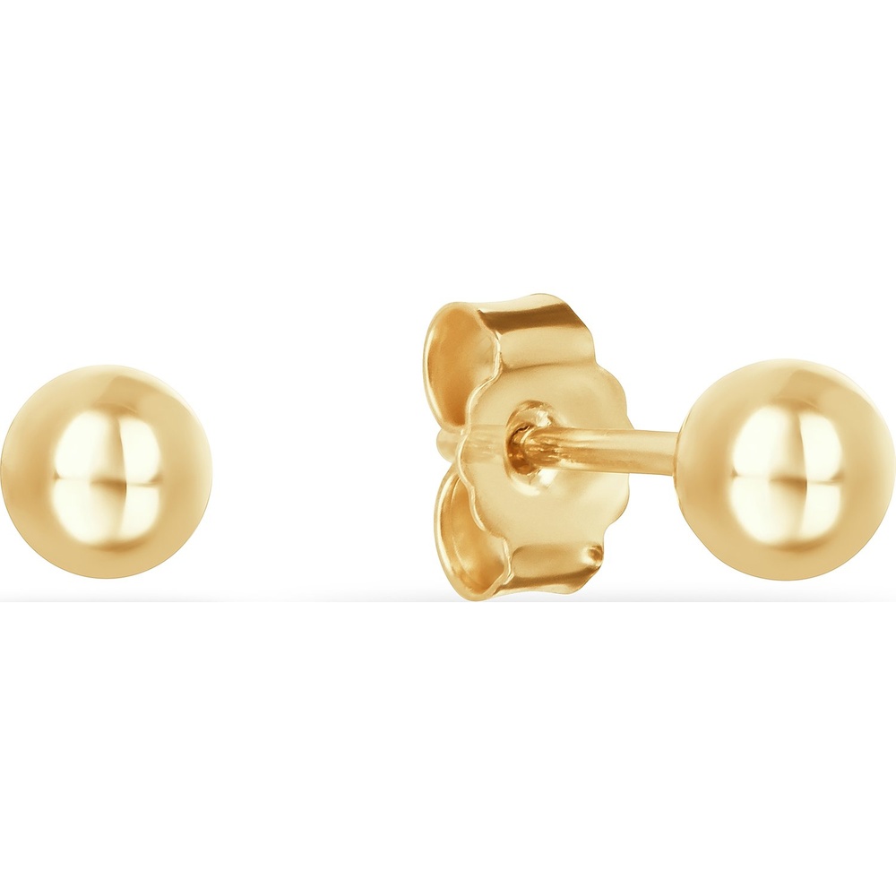 FAVS Boucles d'oreilles à fermoir à poussette 585 Or jaune Boucles d'oreilles