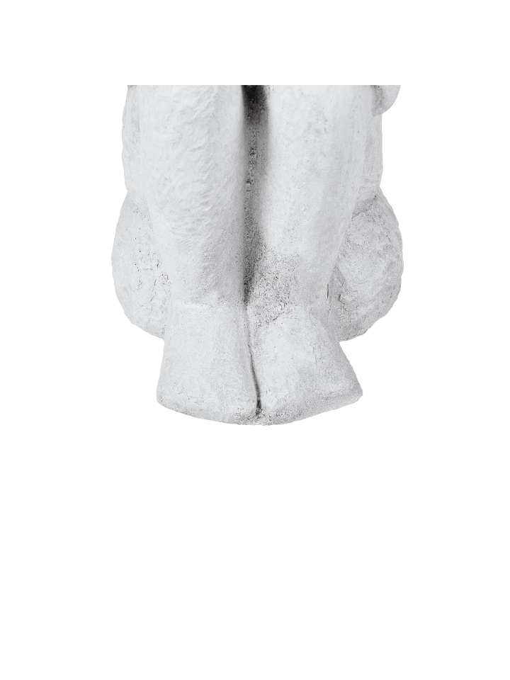Beliani Gartenfigur FRIA in Grau - (W) 30 x (H) 46 x (L) 30 cm günstig kaufen onesize