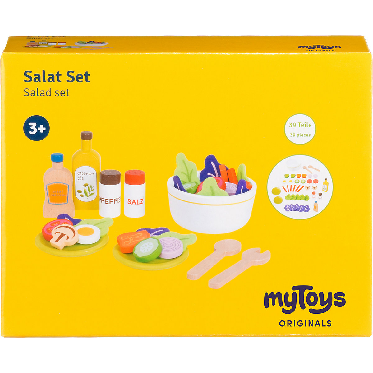 Salat-Set, 39-tlg.