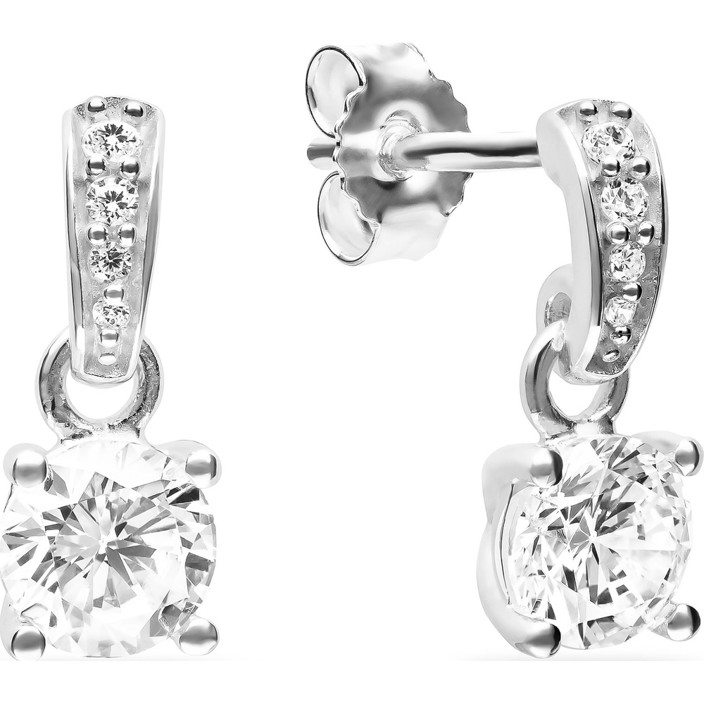 FAVS Boucles d'oreilles à fermoir à poussette 925 Argent Boucles d'oreilles