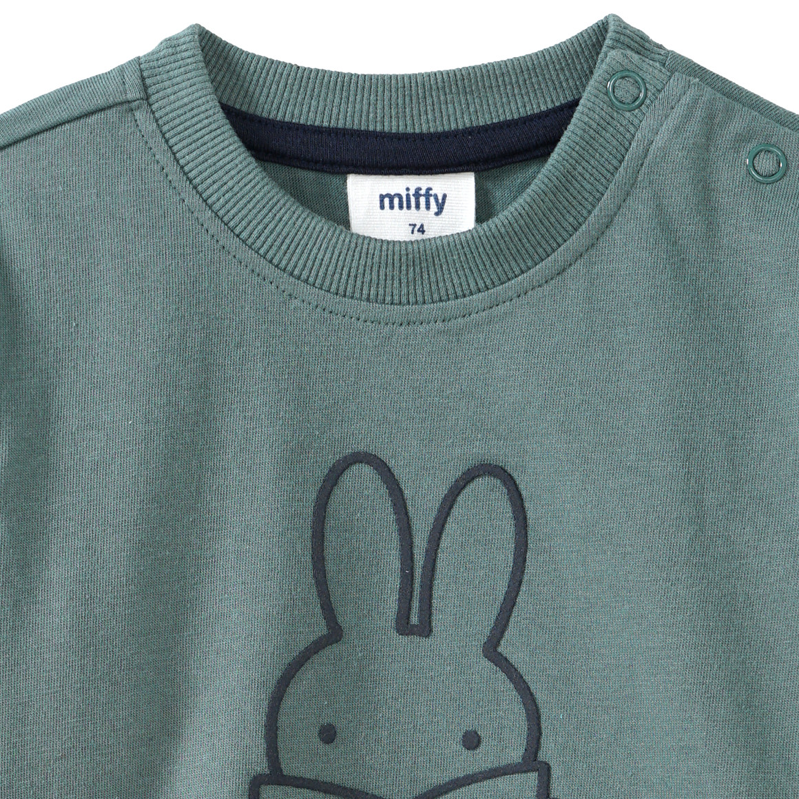 Miffy Langarmshirt mit gummiertem Print