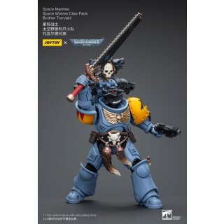 Warhammer 40k Actionfigur 1/18 Space Marines Space Wolves Claw Pack Brother Torrvald 12 cm