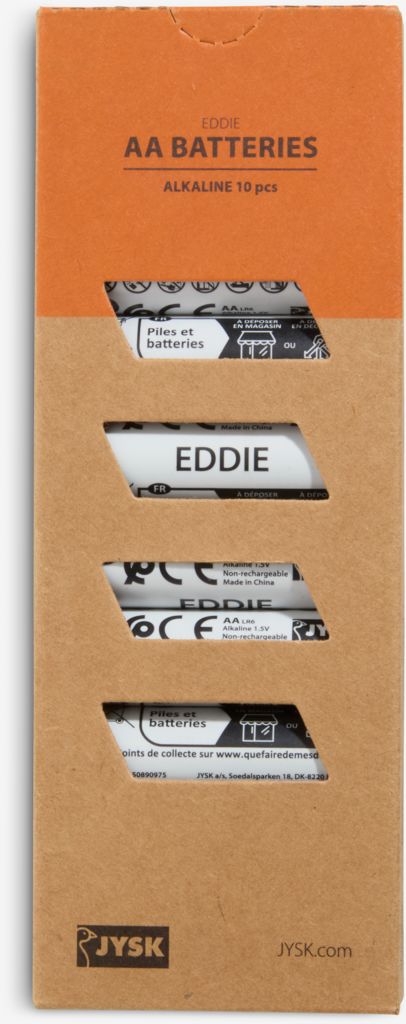 Baterie EDDIE AA 10 szt./opakowanie