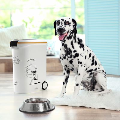 Curver Trockenfutterbehälter Hundesilhouette
