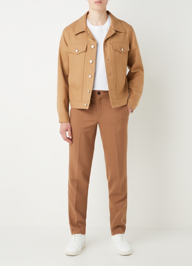 Pantaloni Sandro slim fit cu buzunare laterale