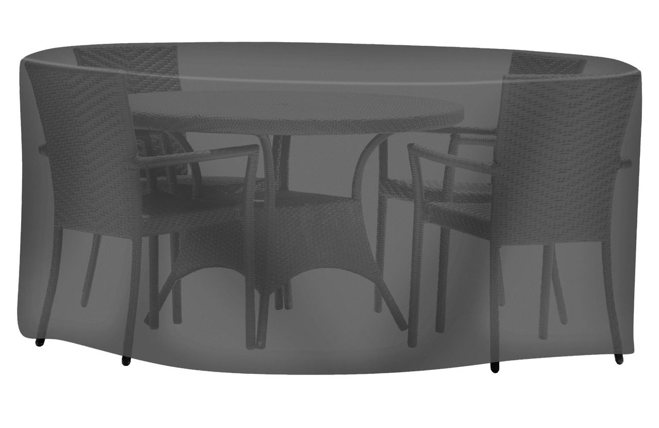 Tepro Universal Abdeckhaube - Sitzgruppe rund klein, schwarz