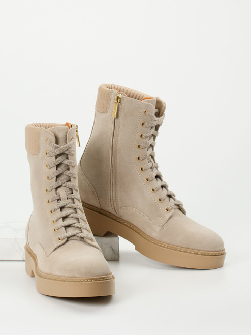 Schnürstiefelette-17233590002 Santoni