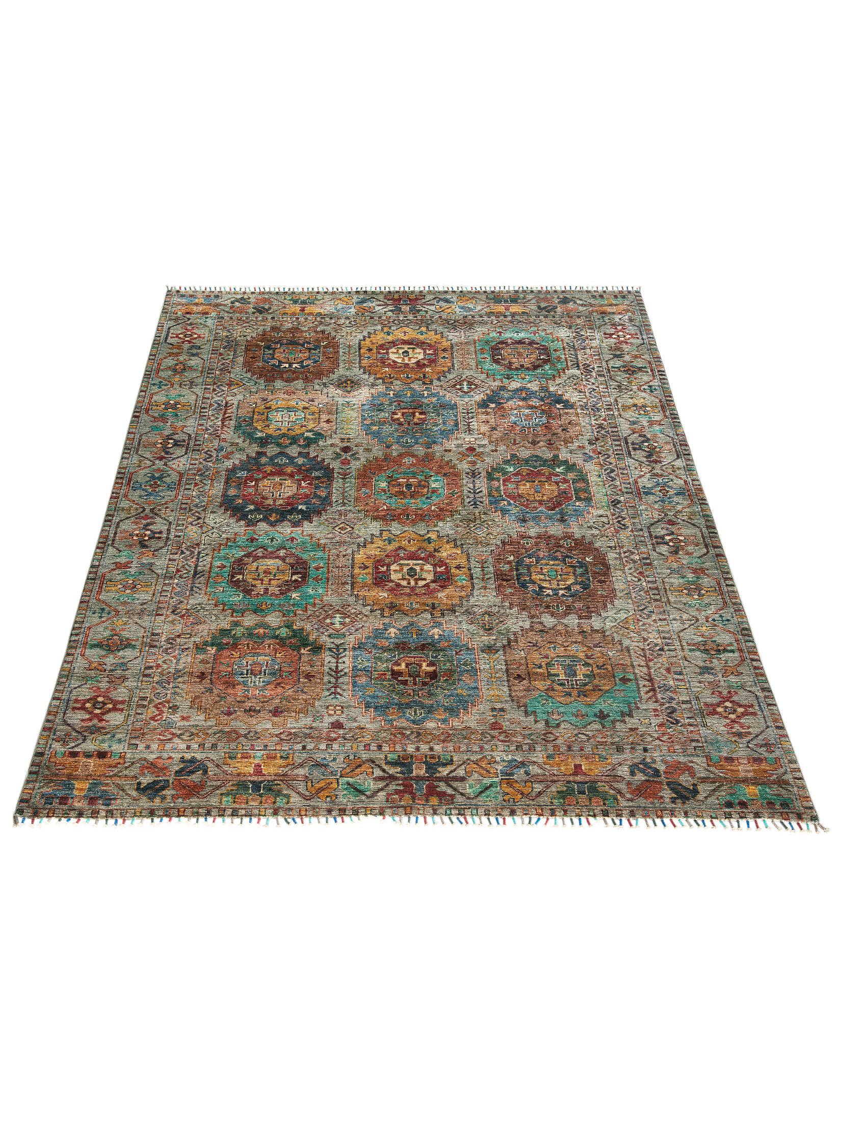 Kazak Ghazni ca. 178 x 248 cm, Unikat / Einzelstück