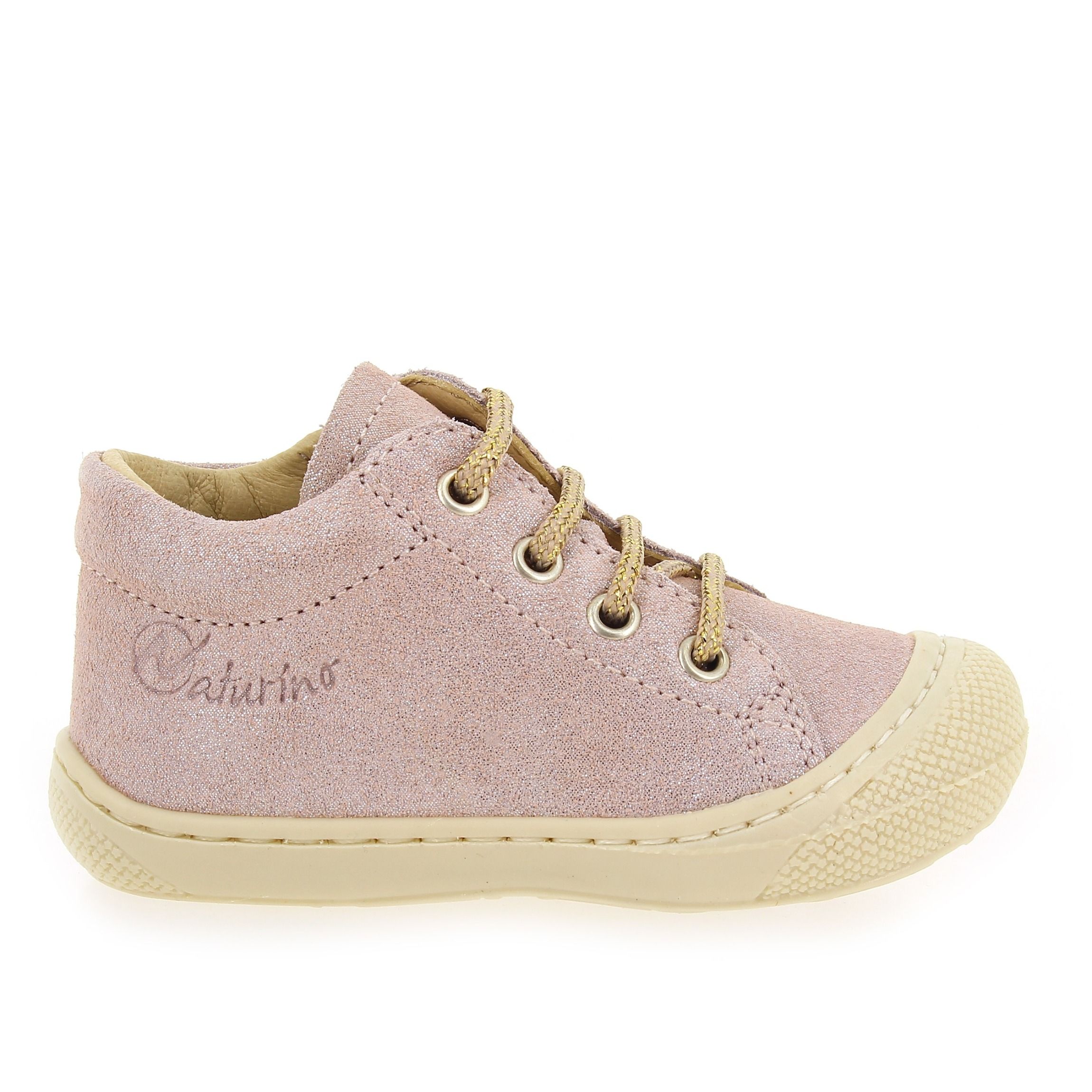 Naturino  COCOON ZIP SUEDE - Rose irisé