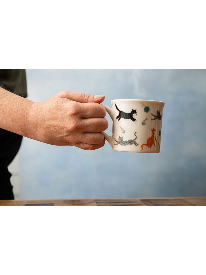 Mikasa 2er-Set: Kaffeetassen in Weiß/ Bunt - 300 ml günstig kaufen onesize