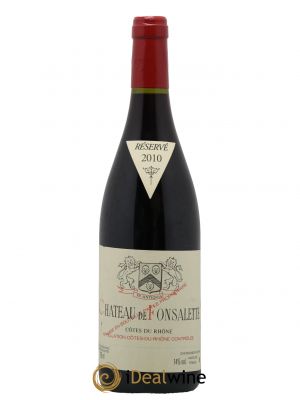 Côtes du Rhône Château de Fonsalette Emmanuel Reynaud  2010 - Lot de 1 Bouteille