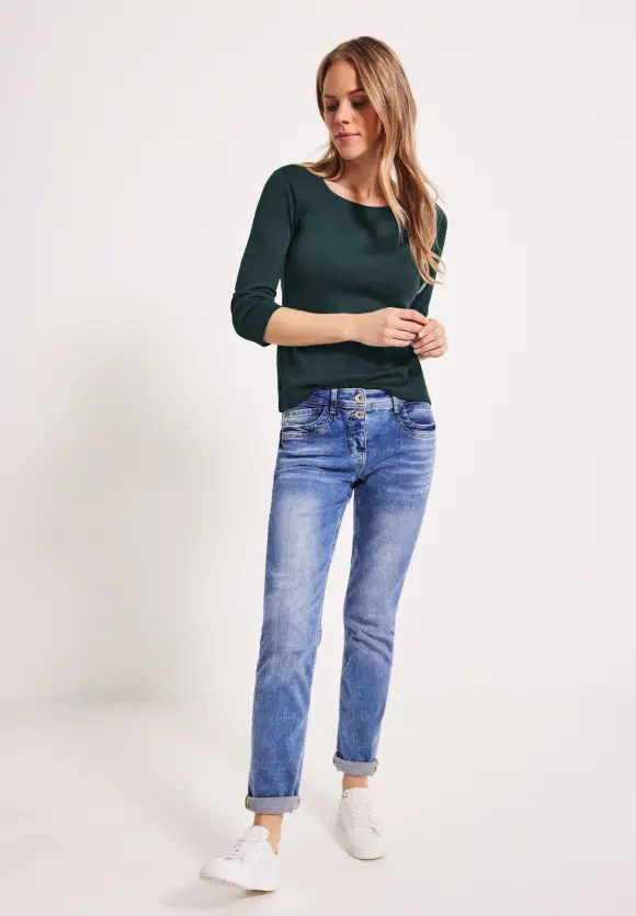 CECIL Basic Shirt mit Rundhals