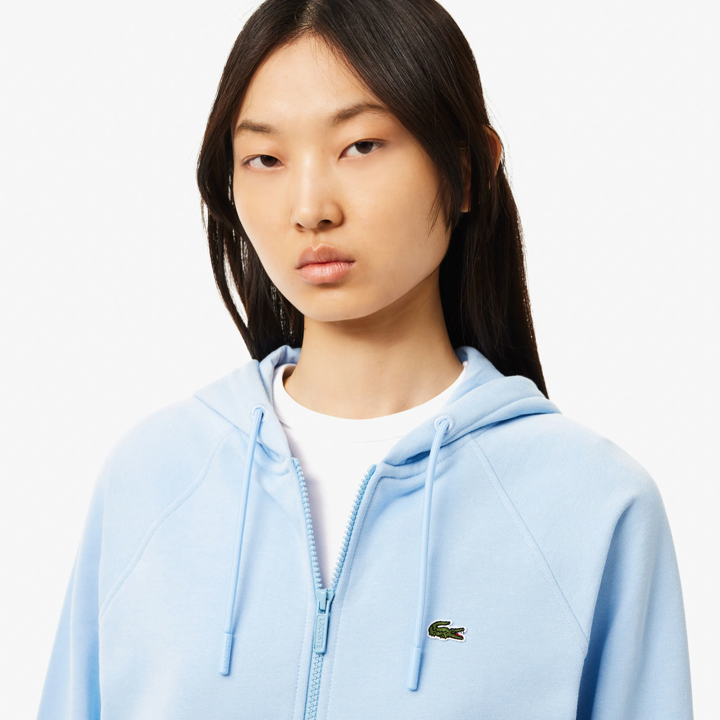 Lifestyle Fleece Sweatshirt Damen - Hellblau