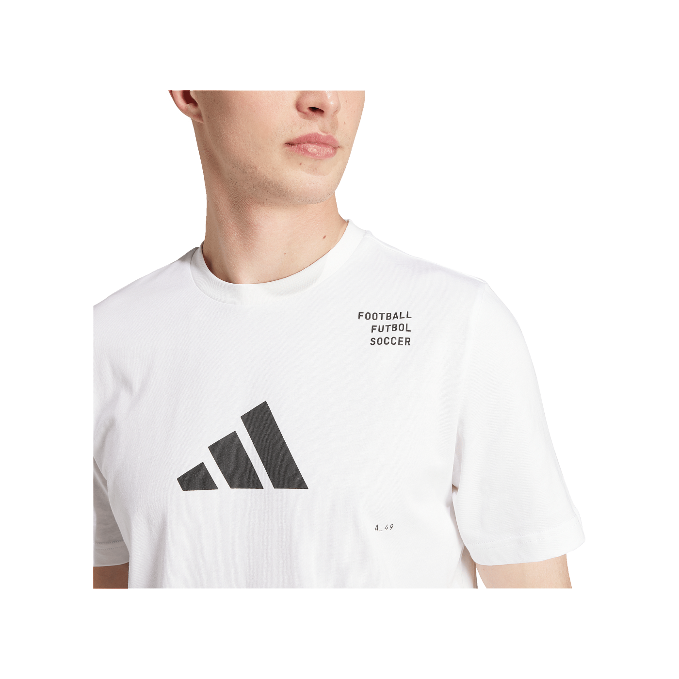 adidas Football Category Logo T-Shirt Weiss