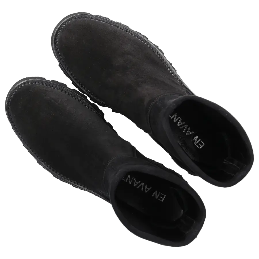 EN AVANT - Stiefeletten C102 Veloursleder - schwarz