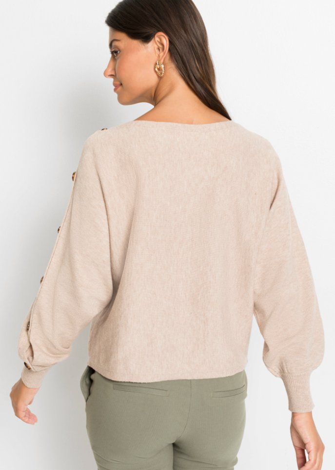 Pullover mit Knöpfen