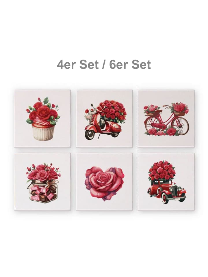 ARTNANAS Mini Malen nach Zahlen 4er/6er Set-