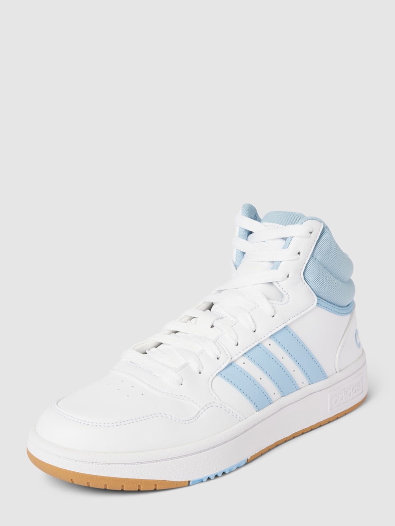 High Top Sneaker mit Label-Details Modell 'HOOPS 3.0.' in hellblau