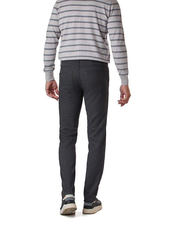 Brax, Hose Cadiz, Regular Fit, Baumwolle, anthrazit meliert