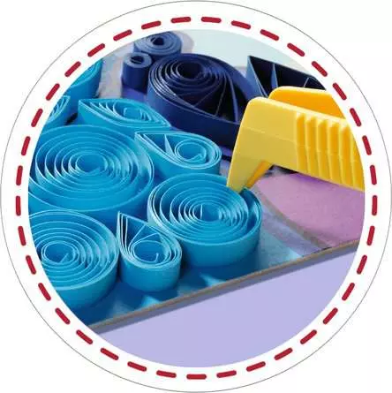 Paper Art Quilling Stitch - Bastelset für Kinder ab 7 Jahren