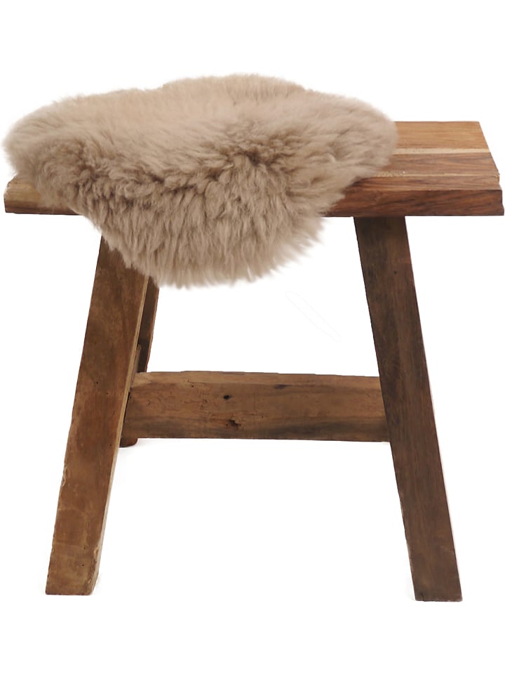 Kaiser Naturfellprodukte H&L Lammfell-Sitzauflage in Hellbraun günstig kaufen 35 cm