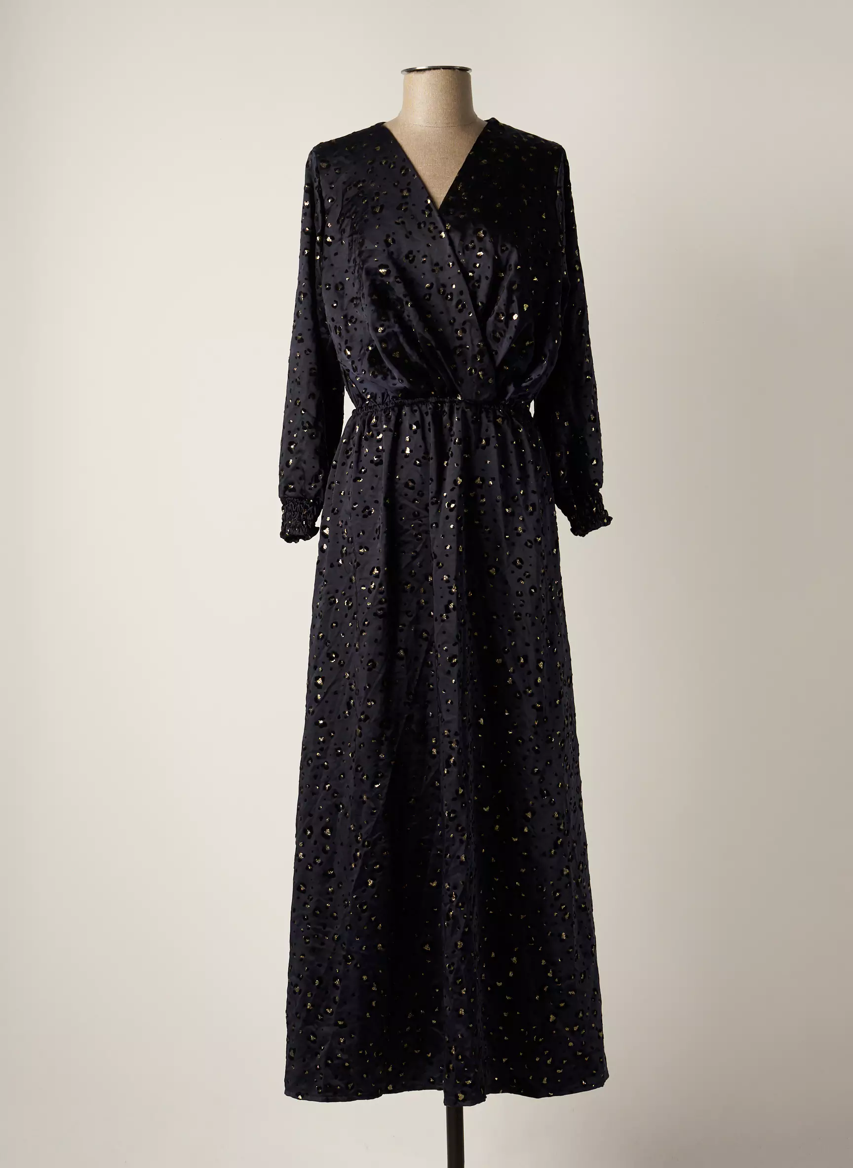 Vintage Love Robes Longues Femme couleur bleu