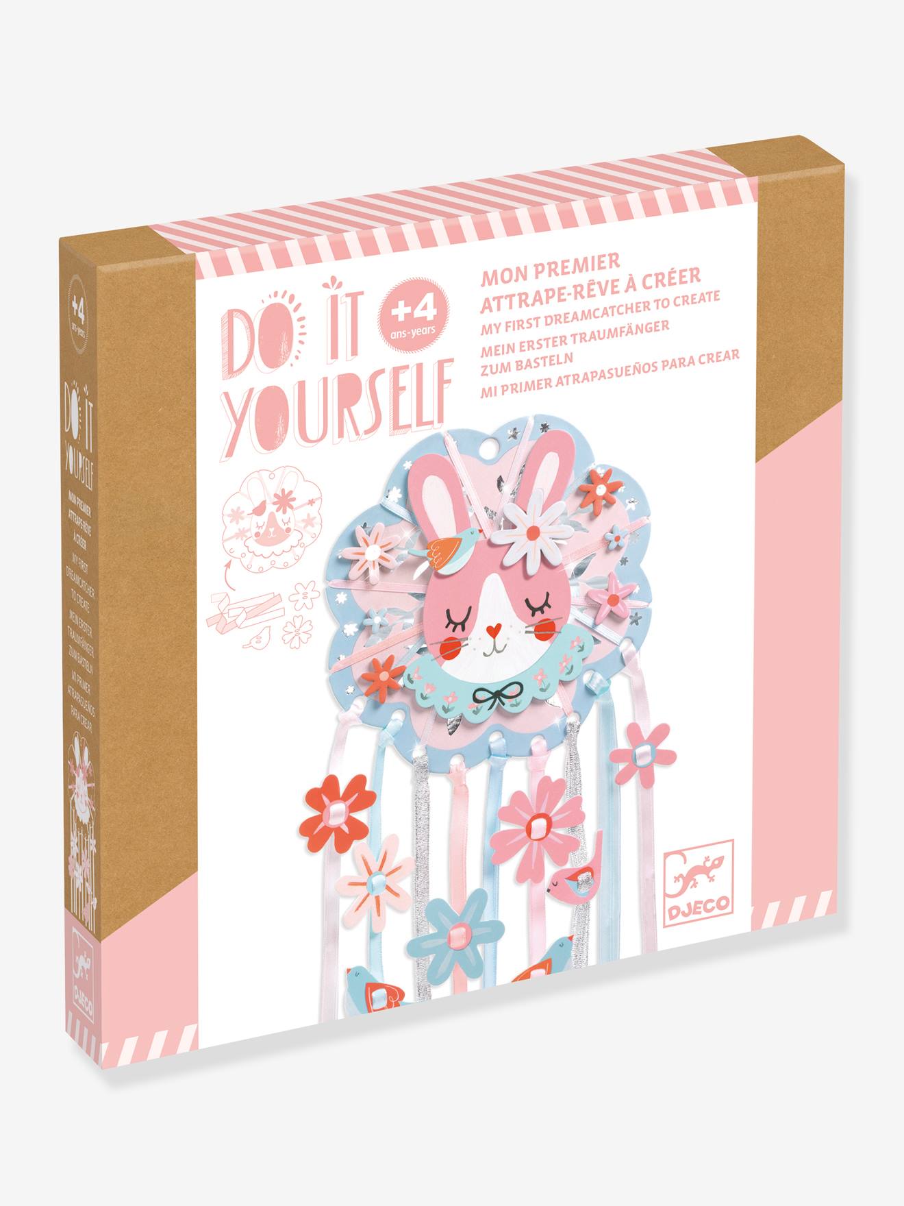 DIY attrape-rêve Rêveuse DJECO rose
