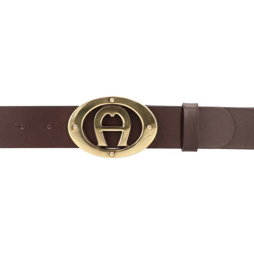 AIGNER Logo Gürtel Leder