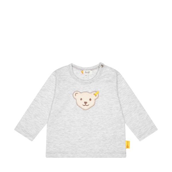 T-Shirt langarm, hellgrau für Jungs
